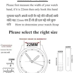Like Star 22mm Soft (compatible Watch List In Photo & Description) Smart Watch Strap image 5