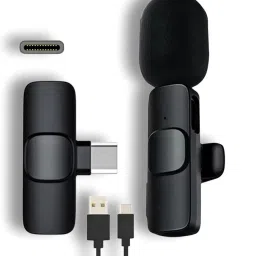 BfsTeckt K8 Wireless Plug And Play Type C Collar Mic Supported Only Android Camera Microphone-40