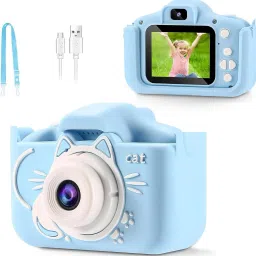 Bzrqx Gift Toy Baby Camera HD Kids Camera Rechargeable 1280x720 Colorfull Camera Photos Video Recording Sports and Action Camera-image-55