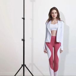 BASS BLING 7feet Lightweight Tripod Stand with Mobile Phone Holder & 360* mount Tripod, Tripod Ball Head-35