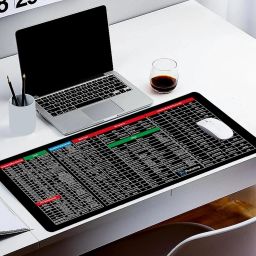 RH MALL Excel Shortcut Keys Mouse Pad (80x30cm) Desk Mat For Laptop, Computer Keyboard Skin image 2