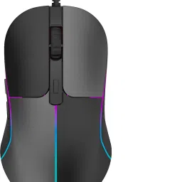 ELECTRO WOLF Customizable 6 RGB Lighting Mode+On/Off, 7 Programmable Buttons, Gaming 6400 DPI Wired Ambidextrous OpticalGaming Mouse image 2