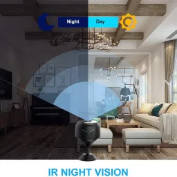 Bzrqx CCTV Camera Audio and Video Live Feed WiFi Cell Phone App Wireless Recording Security Camera image 3