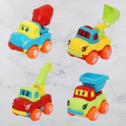 Press Car Toy, Pull Back Toy Vehicles Friction Driven for Children-image-37