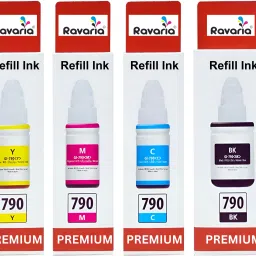Ravaria GI 790 Black + Tri Color Combo Pack Ink Bottle-image-80