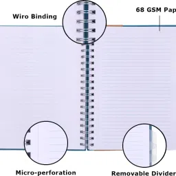 navneet HQ Five Subject Book B5 Notebook Single Ruled 300 Pages image 4