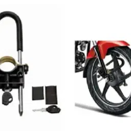 Bike Front Shocker Lock Wheel Lock Best quality bike wheel lock (Universal) Wheel Lock-image-13