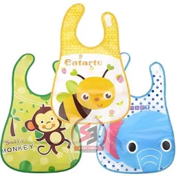 Cartoon Animal Adjustable Waterproof Reusable Plastic Silicone Baby girl & boys-image-51