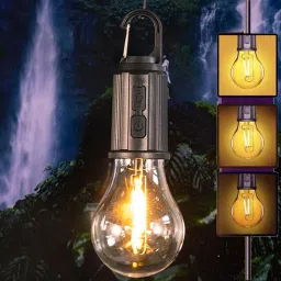 Rechargeable Camping Hanging Tent Lamp for Hiking, Backpacking, Emergency Outage 8 hrs Bulb Emergency Light-image-63