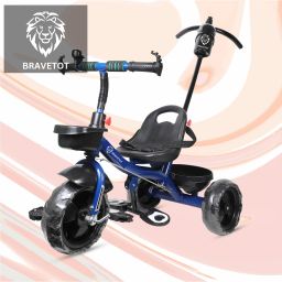 BABY TRICYCLE WITH PARENT HANDLE BLUE_BASKET_03 Tricycle-image-54