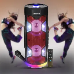 NEUTON Mostor with Wired Mic and Remote 40 W Bluetooth with RGB LIGHT 40 W Bluetooth Tower Speaker image 5