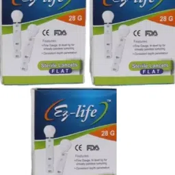 OTICA FLAT 28 G LANCETS PACK OF 3 BOX - 300 PCS Glucometer Lancets-image-90