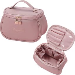 Women Pink Cosmetic Bag-image-5