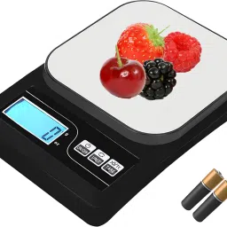 Kelo Kitchen Weighing Scale- Digital Kitchen Food Scale with High Accuracy 0.1g/10 kg,Small Multifunctional Weight Scale with Back-lit LCD Display & Tare Function, 2 Measurement Units,Used for Weight Loss, Baking, Cooking /72/Kkag Weighing Scale-image-58