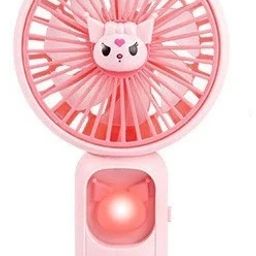 WTG S087 Mini Portable Hand Fan USB Rechargeable - Powerful with Mobile Stand Hand-Held Fan USB Fan-16