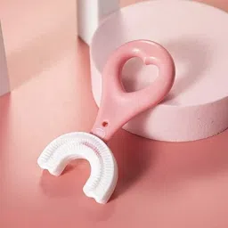 Kids Toothbrush, Special U-Shaped Brush Head Design for Toddler, Kids Ultra Soft Toothbrush-image-55