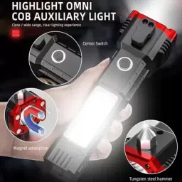 All IN 1 Hammer Torch with Hammer and Seat Belt Cutter Torch-55