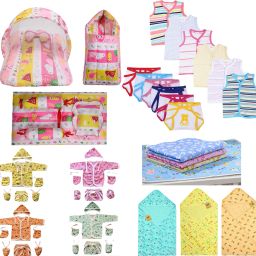 45 in 1 New Born Baby Complete Daily Items Combo(0-3 Months)-5