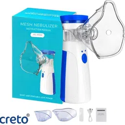 CRETO JSLW302 Portable Mesh Nebulizer Machine for Adults/Kids Nebulizer-image-35