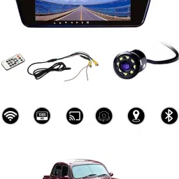 8LED Camera With 7Inch BT Full Touch Button Screen For Car 20 Black LED-image-88