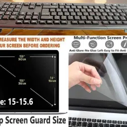 ANJO KeyboardLEDMouse-WristPad-Hub-Clnr-OTG2n1-Ext-LED-Skin-15.6iScrn&KeyGuard&Sleeve Combo Set image 2