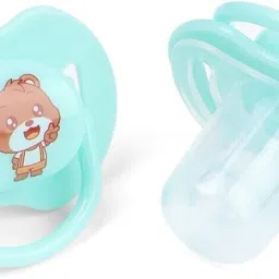 Non-Toxic BPA-Free Silicone Safe and Flexible Soft Nipple Baby Pacifier - Pack of 2 (EL-14) Soother-10