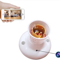Visicube 4K 24×7 LIVE-VIEW ULTRA HD SPY WIFI BULB HOLDER 24 HOURS CAMERA Security Camera-26