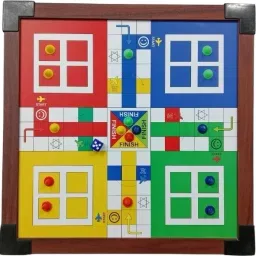 fast rush Ludo Board Game Snake & Ladders Board Game (2 in 1 Game Combo) Educational Board Games image 3
