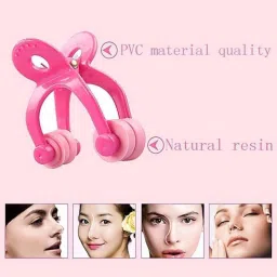 ni hao Pink Nose up shaping shaper nose clipper -nose shaper clip - nose clipper for nose. Nose Shaper -nose straightener(Pack of 1) Nose Shaper image 2