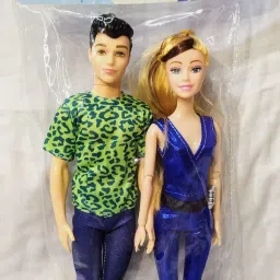 Lovely Couple Set Role Playing combo with Movable Joints & Palm(1 Set-Multicolor-image-59