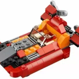 justcraft 145 Pcs Architect Series 3 in 1 Aeroplane Helicopter Boat Lego Compatible Blocks image 5