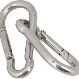 Stainless Steel Snap Hook Heavy Duty Multipurpose Carabiner/Hook Pack of 2 Locking Carabiner-image-70