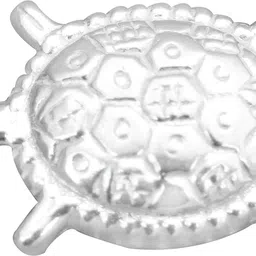 kmj pure silver tortoise, silver turtle, chandi ka kachua (wt. 1 gram) Decorative Showpiece-0.3 cm-picture-21
