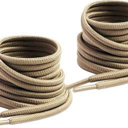 XERUS shoe lace khaki chiku round 120cm for boot sport hiking shoe Shoe Lace-image-97