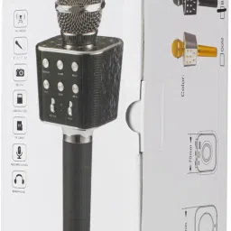 vrjtec Portable Bluetooth Karaoke Mic with Speaker and Advance Features Microphone image 4