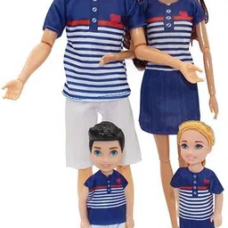 ladli Family Doll Playset with Mother Father Son Daughter, Toy Gift for Children-picture-22