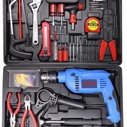 aegon Professional Tool Set with 750W Impact Drill Machine | 13mm Chuck Size | Power & Hand Tool Kit-picture-39