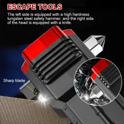 flostrain Portable Led Flashlight with Power Bank Rechargeable Solar LED Torch Flashlight 24 hrs Torch Emergency Light image 3