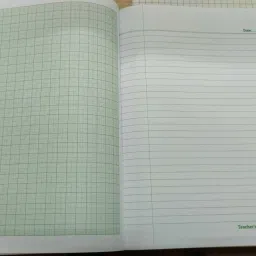 write on white PREMUIM COMBO OF 2 SCRAP BOOK WITH 2 GRAPH BOOK A4 Notebook ONE SIDE RULLED 32 Pages image 3