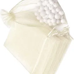 brown leaf Women White Potli-picture-1