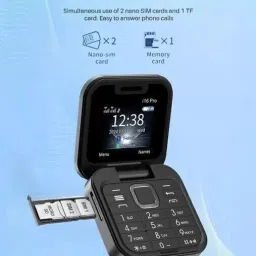amozkart Flip Dual Sim |Keypad Mobile| with 1.8" Display Call & SMS Indicator image 4