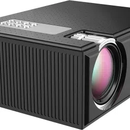 QAWACHH Mini Home Theater Cinema Video WiFi Projector (Black) (1200 lm) Portable Projector-21