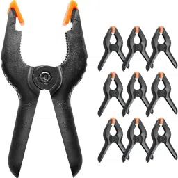 VTS 10 PCS Photography Backdrop Support Spring Clamp for Background Muslin Reflector-15
