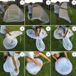 dayglow Polyester Adults Washable Mosquito Net Mosquito Net image 5