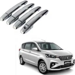 Stylish Car Door Catch Handle Cover Chrome for Ertiga 2018 Onwards Chrome Maruti Ertiga Front Garnish-image-65