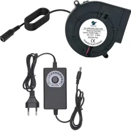 PGSA2Z 12V Blower Fan With Dual Ball Bearings High Airflow, 97x33 MM 110V/220V AC Plug Cooler-image-12