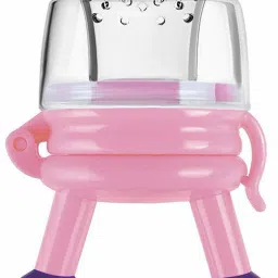 Baby Silicone Fruit and Food Nibbler or Feeding Pacifier Feeder ( Multicolor ) Teether and Feeder-4