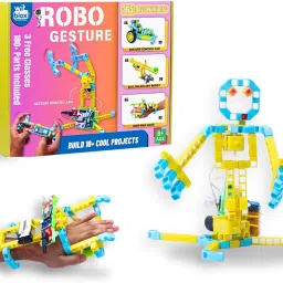 Robo Gesture Sensor Kit for Kids, RC Car & Robotic Arm STEM Educational Toy-27