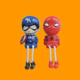 Cute Dolls with Mask Hanging Legs Showpiece#013 Decorative Showpiece - 3 cm-image-58