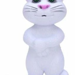 Impressions Talking Tom Cat Toy for Kids Speaking Repeats What You Say - Best Gift (white)-13